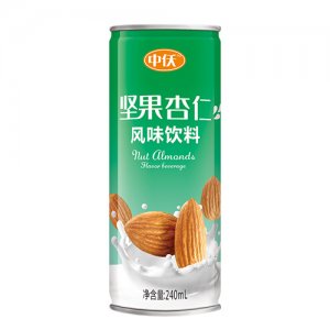 中仸堅果杏仁風(fēng)味飲料240ml瓶裝