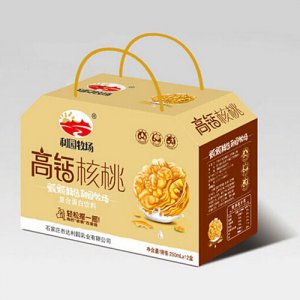 利園牧場(chǎng)高鈣核桃手提箱裝飲品