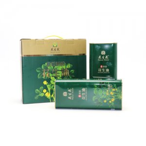 花生花鮮漿小榨花生油1.5Lx2禮盒裝