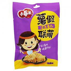 小拳頭暑假聯(lián)盟波浪薯片紫薯味