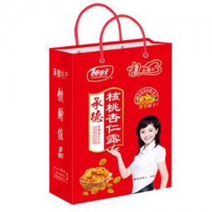 純旺核桃杏仁露紅袋飲品