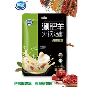 伊順188g骨湯火鍋湯料美味清湯