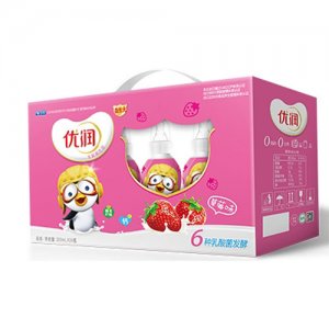 優(yōu)潤乳酸菌飲品200ml奶嘴1×10禮盒
