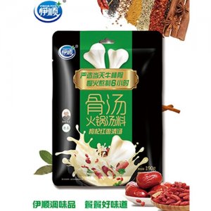 伊順190g骨湯火鍋湯料枸杞紅棗