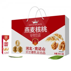 完達山貝蘭德燕麥核桃谷物飲品木盒禮盒