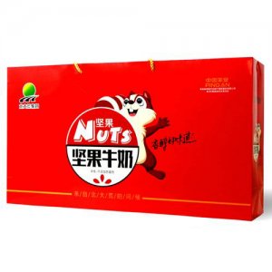 北大荒堅(jiān)果牛奶復(fù)合蛋白飲品雙提禮盒