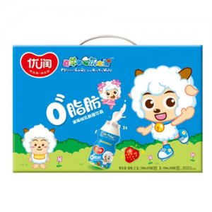 優(yōu)潤草莓味乳酸菌飲品100mlX25