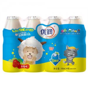 優(yōu)潤藍(lán)莓味乳酸菌飲品160mlX4