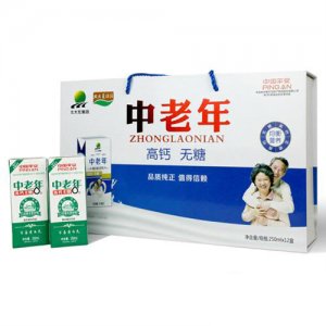 北大荒中老年高鈣無糖復(fù)合蛋白飲品箱裝