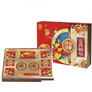金鵬富貴納福月餅600克X8盒