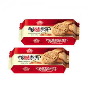 皇冠世家牛奶燕麥消化餅56g