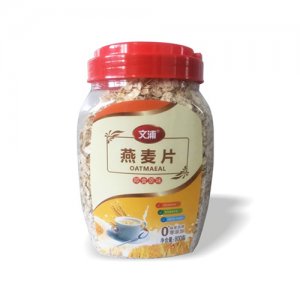 慶文燕麥片桶裝原味