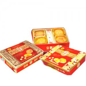 金鵬如意蓮年月餅皇者至尊月餅420克X12罐