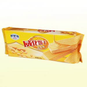 達(dá)倫威化餅干花生味200g