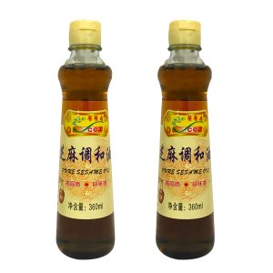 餐餐居芝麻調(diào)和油360ml瓶裝