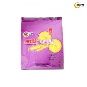 阿爾發(fā)全麥餅干芝麻味360g
