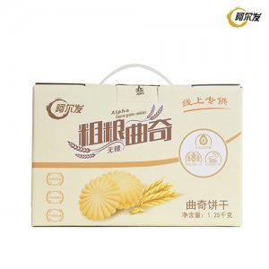 阿爾發(fā)粗糧曲奇餅干禮盒裝