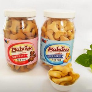 絕妙100g桶裝數(shù)字牛奶餅干