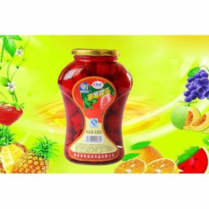 奇娃草莓罐頭838g