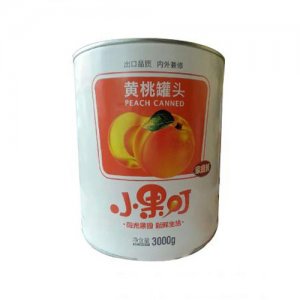 小果叮黃桃罐頭家庭裝3000g