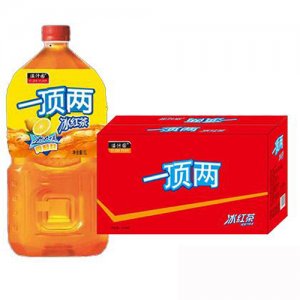 溢汁園一頂兩冰紅茶茶1L