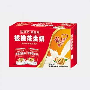 親近福核桃花生奶復(fù)合植物蛋白飲料箱子