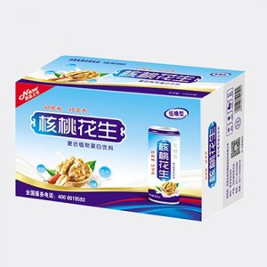 親近福核桃花生復(fù)合蛋白植物飲料箱子