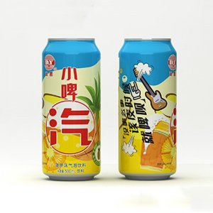 體寶達園小啤汽菠蘿味氣泡飲料