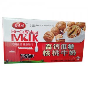鑫元明高鈣低糖核桃牛奶乳味飲品