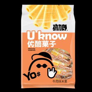 勁力郎優(yōu)酪菓子牛肉味米果