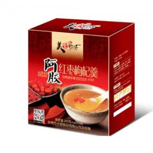 美食物語阿膠紅棗枸杞羹小盒300g