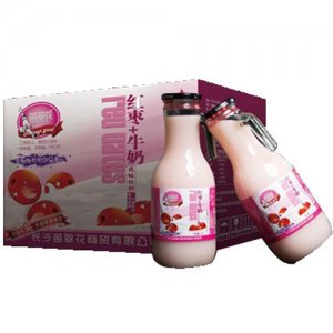 苗翠花紅棗牛奶乳味飲料1.5Lx6瓶