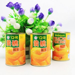 12罐禮盒裝-425g大片多國黃桃罐頭