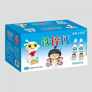 親親小奶瓶鐵鋅鈣乳酸菌飲品200ml×24瓶