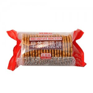 精佰暢早茶薄脆餅紅棗味50g