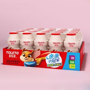 多樂(lè)多親親小冠軍發(fā)酵乳酸菌飲品100mlx20瓶