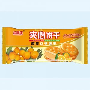 溢嘉親夾心餅干甜橙口味餅干