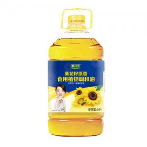 醇U工坊葵花原香食用植物調(diào)和油5L