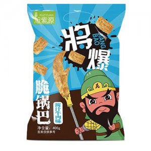 旭紫源脆鍋巴醬汁牛肉味膨化食品