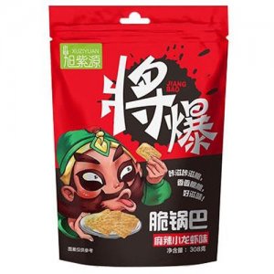 旭紫源脆鍋巴麻辣小龍蝦味膨化食品招