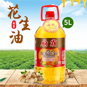 廚霸濃香花生型食用植物調和油5l