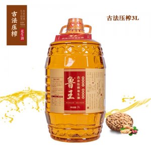 魯王古法壓榨花生油-3L