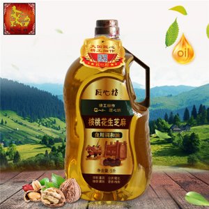 匠心坊核桃花生芝麻食用調(diào)和油5L