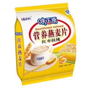 味正原508g營養(yǎng)燕麥片紅棗核桃