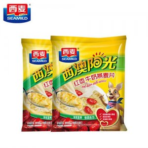 西麥西澳陽光紅棗牛奶燕麥片560g