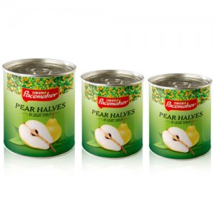 百事美特糖水梨罐頭
