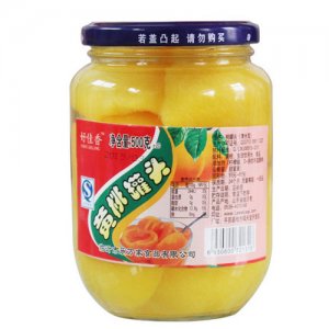 樂萬家黃桃罐頭500g