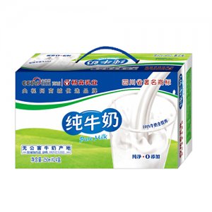 楊森乳業(yè)純牛奶箱
