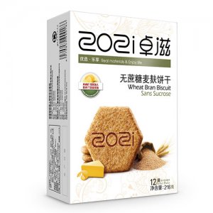 卓滋無蔗糖麥麩餅干