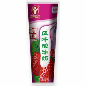 楊森乳業(yè)風味酸奶草莓
